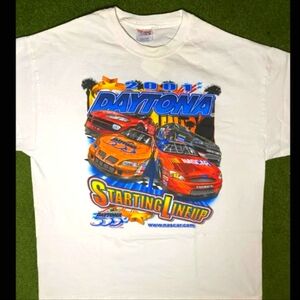 Dale Earnhardt 2001 Daytona Starting Line Up Shirt  NWT XL